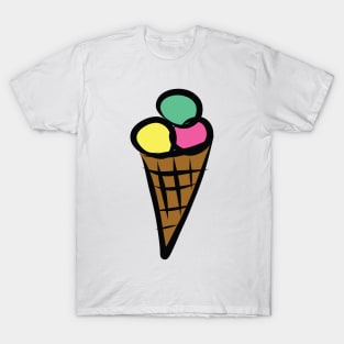 Hand drawn ice cream T-Shirt